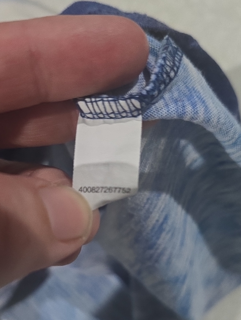 Sonoma Blue and White Ombre V-Neck Short Sleeve Top Size 1X - Picture 8 of 13